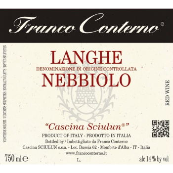 Franco Conterno Langhe Nebbiolo Cascina Sciulun
